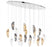 Sorrento, 22 Light Oval Led Chandelier, Mixed,chrome Canopy | 12220-023-01