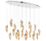 Sorrento, 22 Light Oval Led Chandelier, Amber, Chrome Canopy | 12220-018-01