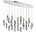 Sorrento, 28 Light Oval Led Chandelier, Smoke,chrome Canopy | 12221-019-01