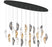 Sorrento, 28 Light Oval Led Chandelier, Mixed, Black Canopy | 12221-023-02