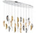 Sorrento, 28 Light Oval Led Chandelier, Mixed With Copper Leaf,chrome Canopy | 12221-024-01