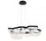 Aveah, 6 Light Led Chandelier, Sand Black | 12237-08