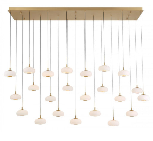 Adelfia, 23 Light Rectangular Led Chandelier,painted Antique Brass | 12243-030