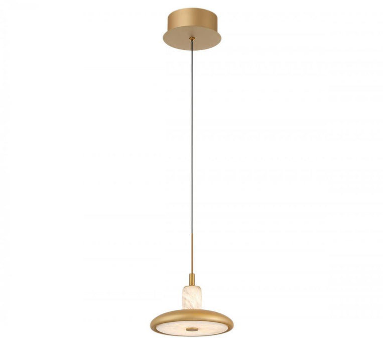 Mantova, 1 Light Led Pendant, Painted Antique Brass | 12252-030