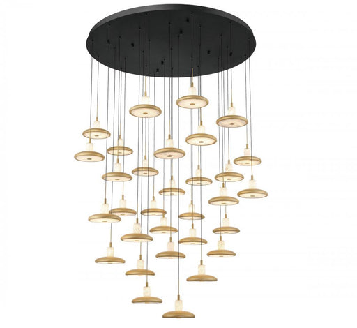 Mantova, 31 Light Round Led Chandelier, Matte Black | 12256-02