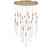 Gravina ,22 Light Led Chandelier, Brushed Brass, Clear Crystal | 12273-037