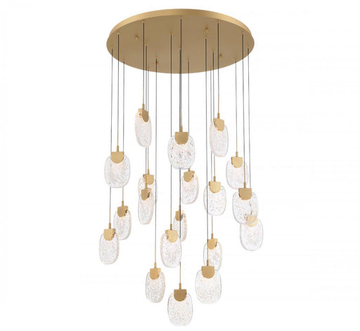 Castelo, 19 Light Round Led Chandelier, Painted Antique Brass | 12290-030