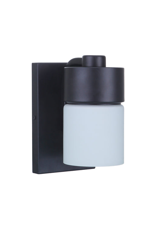 Craftmade District 1 Light Wall Sconce in Flat Black