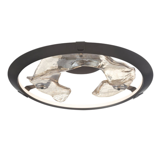 Nettuno 18" Led Ceiling Mount Painted Brushed Grey | 12313-040
