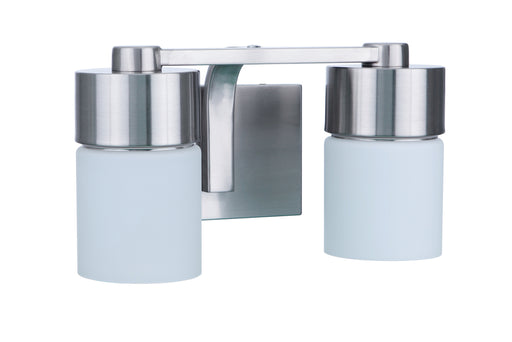 Craftmade District 2 Light Vanity in Brushed Polished Nickel