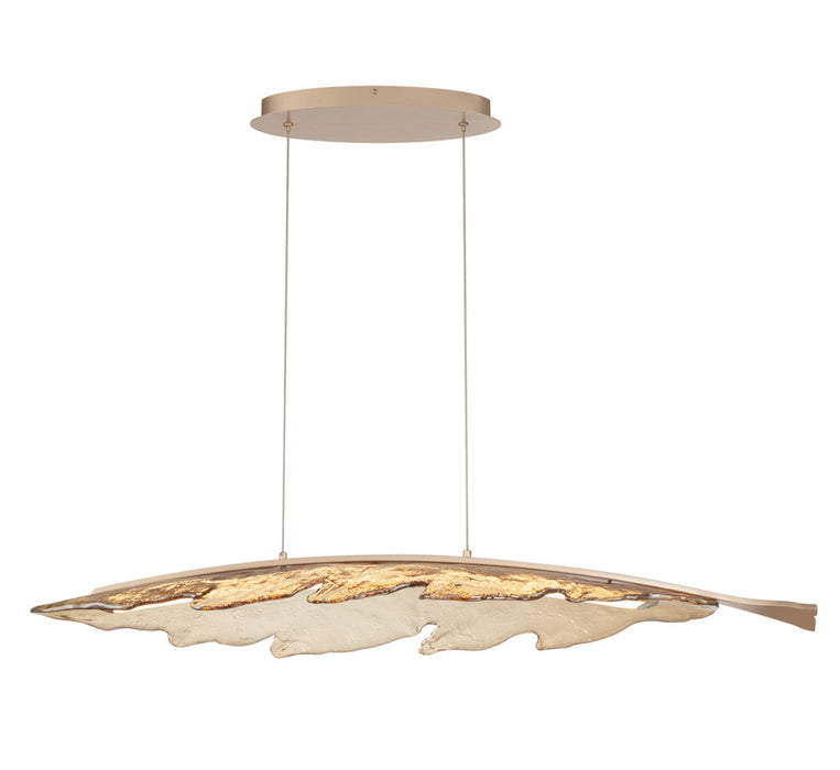 Sanremo 41" Oval Led Chandelier Painted Brushed Champagne | 12321-041