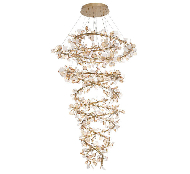 Pisa 107 Light Led Grand Chandelier Antique Gold | 12328-057