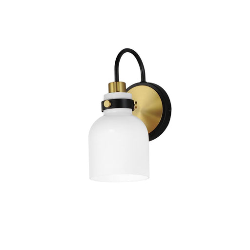 Milk-wall Sconce | 12331WTBKSBR