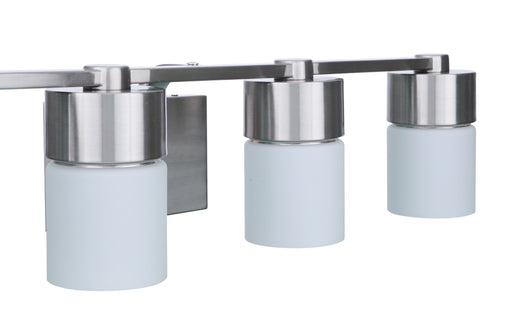 Craftmade District 4 Light Vanity in Brushed Polished Nickel