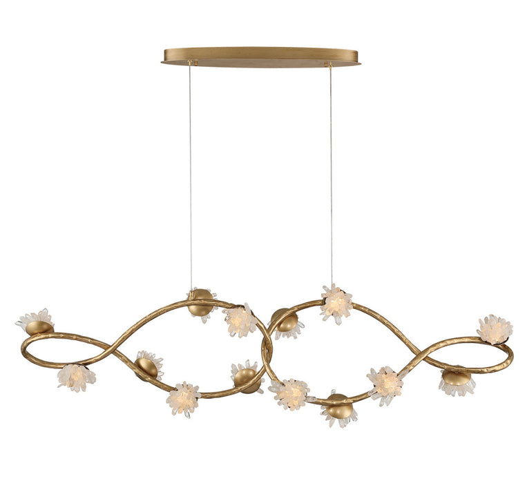 Philia 14 Light Oval Led Chandelier Antique Bronze | 12333-061