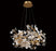 Fiori 30 Light Led Chandelier Gold Leaf | 12338-028