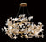 Fiori 48 Light Led Chandelier Gold Leaf | 12339-028