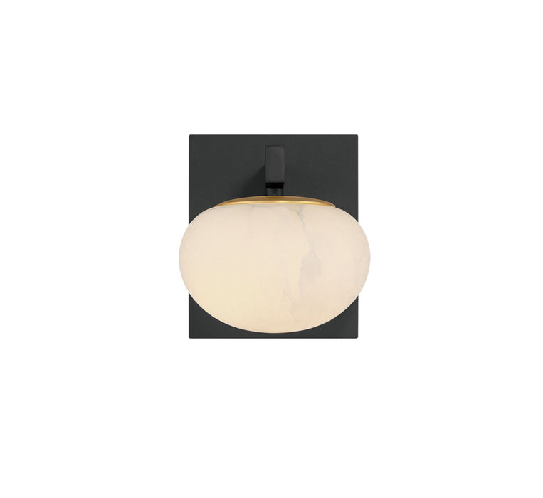 Calcolo 1 Light Led Wall Mount Matte Black | 12348-02