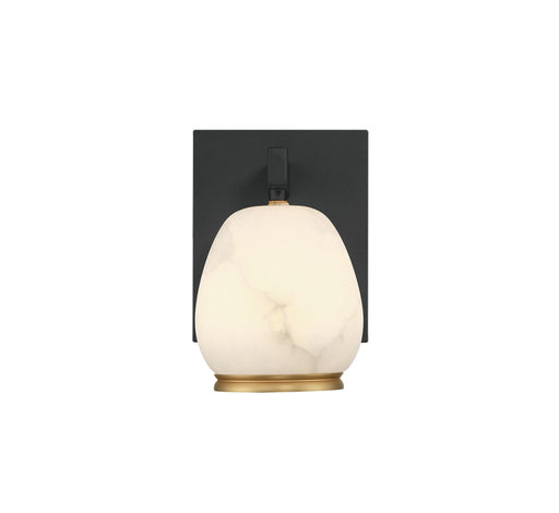 Lucidata 1 Light Led Wall Mount Black | 12349-02