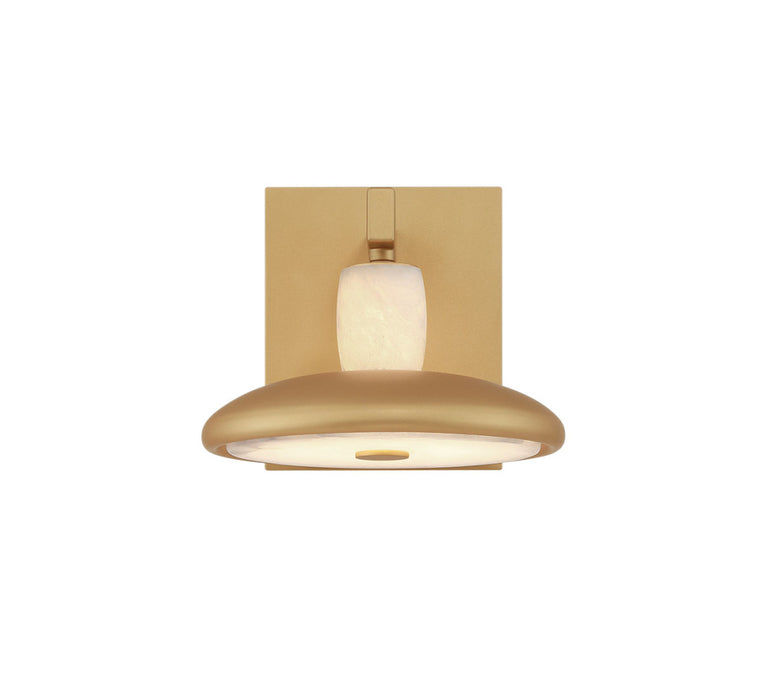 Mantova 1 Light Led Wall Mount Painted Antique Brass | 12351-030