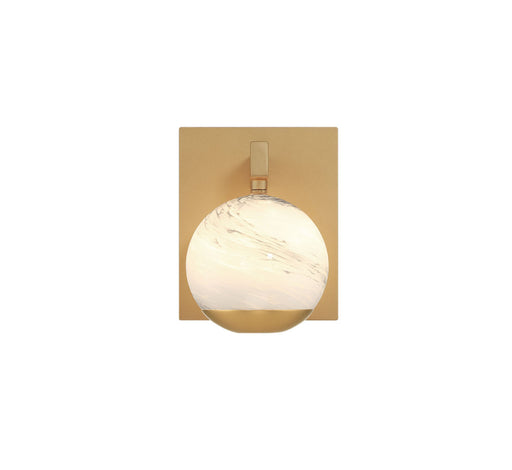 Baveno 1 Light Led Wall Mount Painted Antique Brass | 12353-030