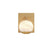 Baveno 1 Light Led Wall Mount Painted Antique Brass | 12353-030