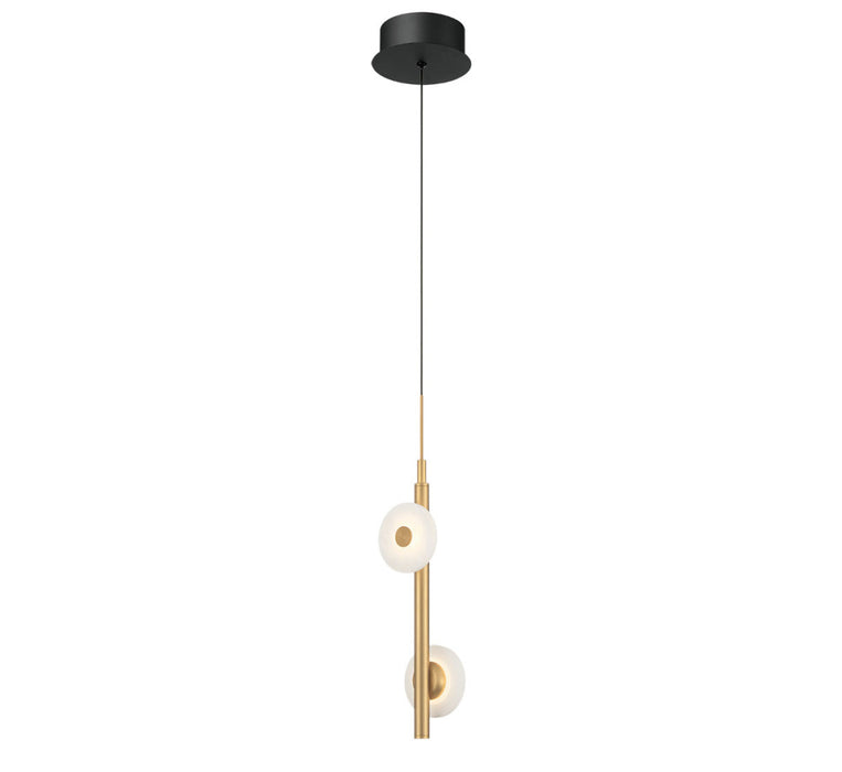 Etna 2 Light Led Pendant Matte Black | 12358-02