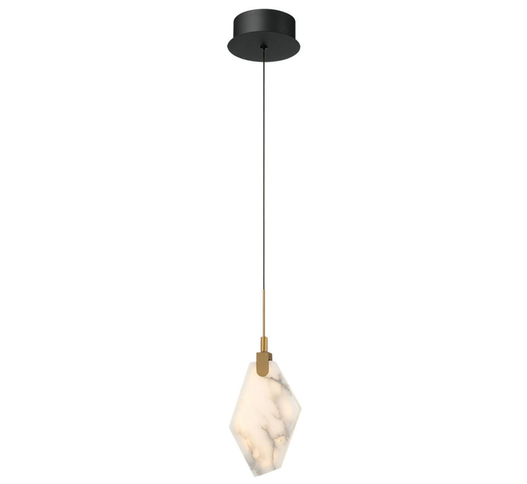 Kosmos 1 Light Led Pendant Matte Black | 12380-02