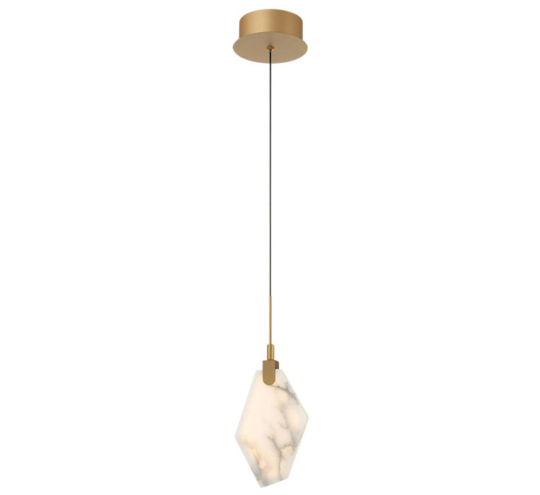 Kosmos 1 Light Led Pendant Painted Antique Brass | 12380-030