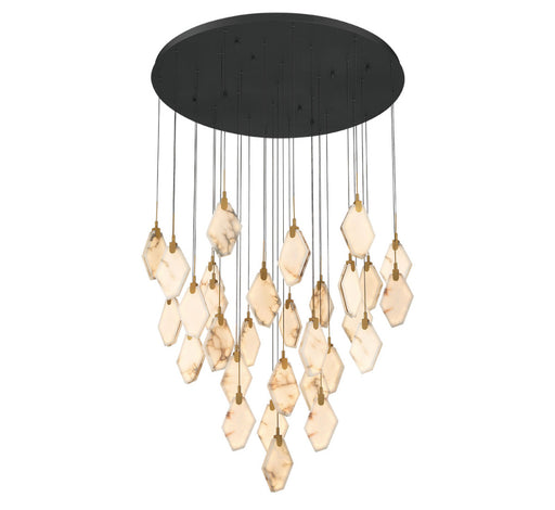 Kosmos 31 Light Round Led Chandelier Matte Black | 12385-02