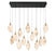 Kosmos 14 Lightrectangular Led Chandelier Matte Black | 12388-02