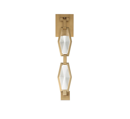 Rimini 2 Light Led Wall Mount Aged Brass | 12391-022