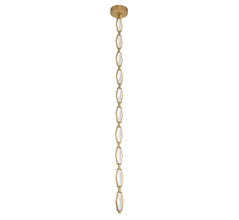 Rimini 10 Light Led Chandelier Aged Brass | 12394-022