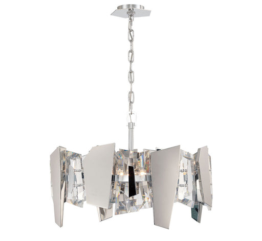 Castellana 4 Light Convertible Ceiling Mount/ Pendant Chrome Clear Crystal | 12405-01