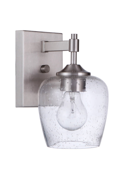 Craftmade Stellen 1 Light Wall Sconce in Brushed Polished Nickel
