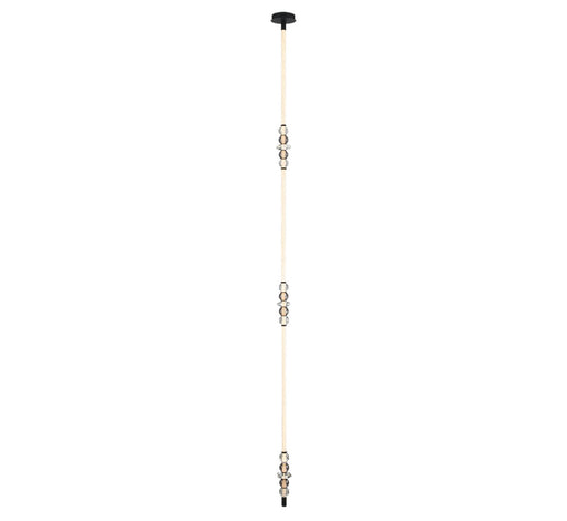Alcamo 98" Led Chandelier Matte Black | 12415-02