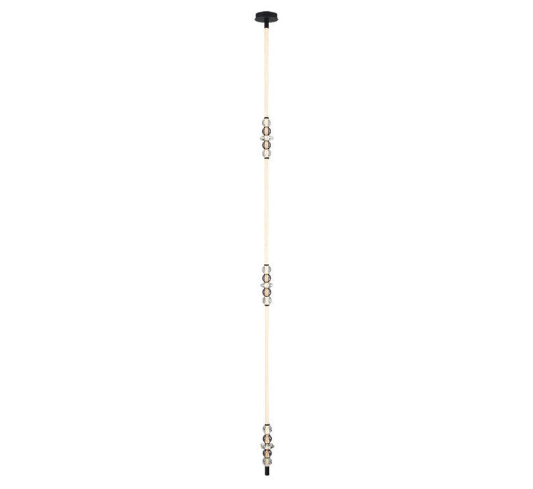 Alcamo 98" Led Chandelier Matte Black | 12415-02