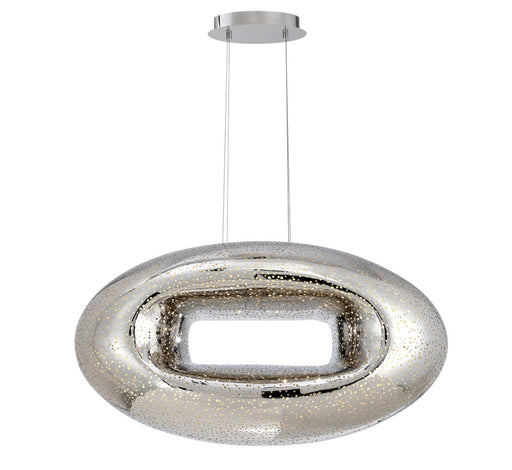 Paros 51" Oval Led Chandelier Stainless Steel | 12425-063
