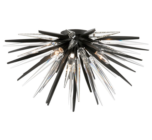 Pragma 3 Light Ceiling Mount Metallic Black | 12431-06