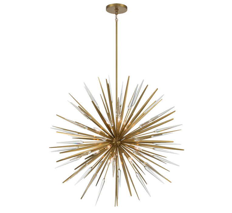 Pragma 14 Light Chandelier Soft Brass | 12432-05