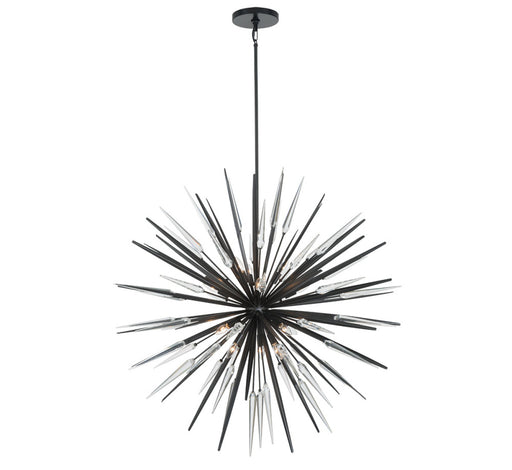 Pragma 14 Light Chandelier,metallic Black | 12432-06