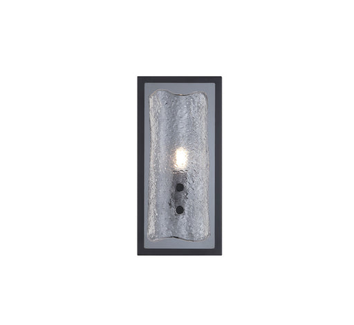 Sorrento 1 Light Led Wall Mount Clear Black Canopy | 12436-017-02