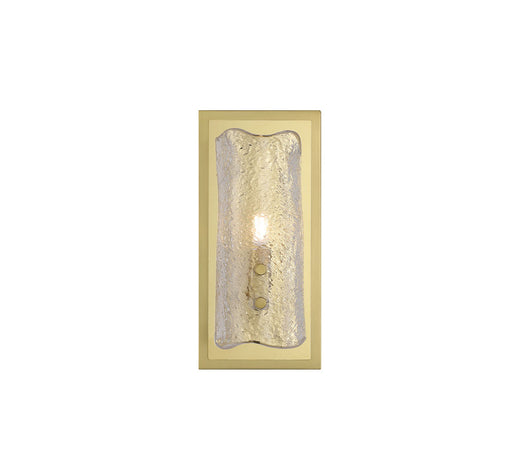 Sorrento 1 Light Led Wall Mount Clear Gold Canopy | 12436-017-07