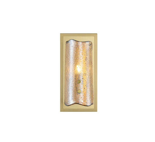 Sorrento 1 Light Led Wall Mount Amber Gold Canopy | 12436-018-07