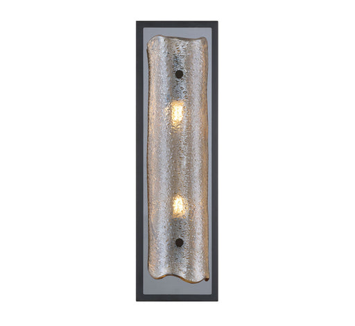 Sorrento 2 Light Led Wall Mount Amber Black Canopy | 12437-018-02