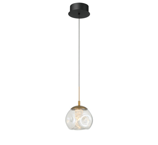 Camerino 1 Light Led Pendant Matte Black | 12438-02
