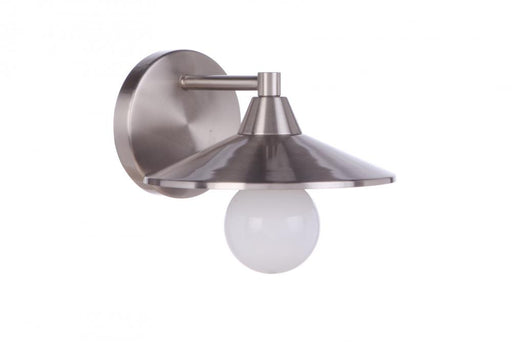 Craftmade Isaac 1 Light Wall Sconce in Brushed Polished Nickel