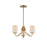 Durham-mini Chandelier | 12695WTNAB