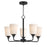 Hudson-single-tier Chandelier | 12875SWBK