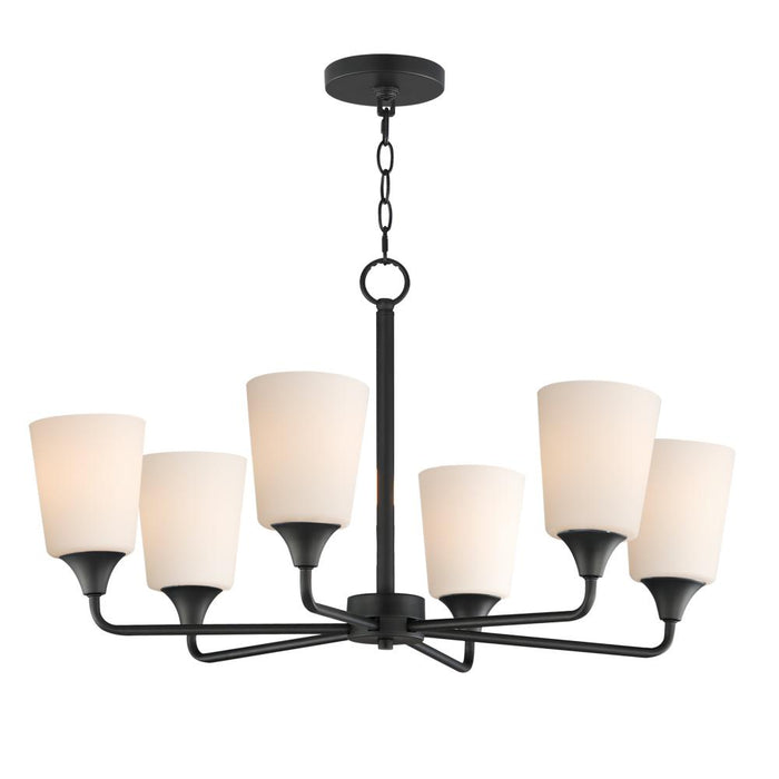 Hudson-single-tier Chandelier | 12876SWBK